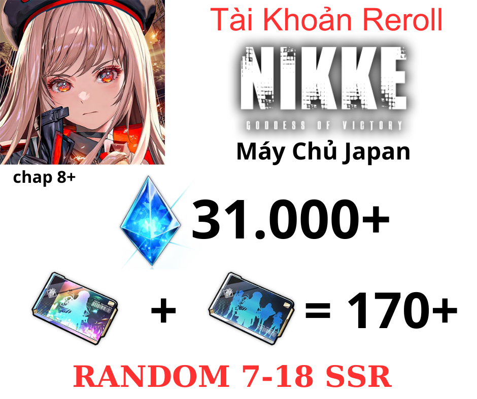 [JP]Nikke: Goddess of Victory Reroll 31k Gem 